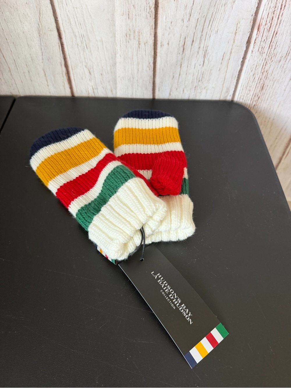 Hudson's Bay Company 'The Stripes' Multi-Stripe Knit Mittens
Small/Medium